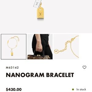 Louis Vuitton Nanogram bracelet